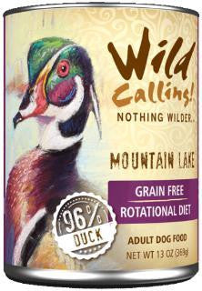 Wild Calling! Mountain Lake 96% Duck Dog Cans 12-13 oz