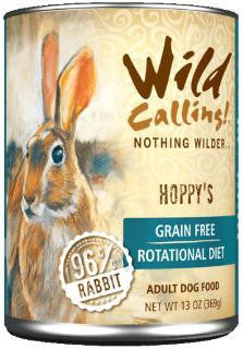 Wild Calling! Hoppy's 96% Rabbit Dog Cans 12-13 oz.