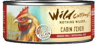 Wild Calling! Cabin Fever 96% Chicken Cat Food 24-5.5 oz.