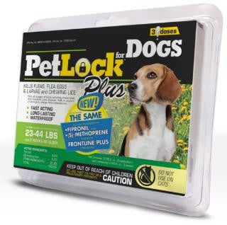 PetLock Plus Medium Dog Security Flea & Tick 3 Dose