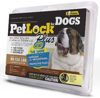 PetLock Plus XLarge Dog Security Flea & Tick 3 Dose