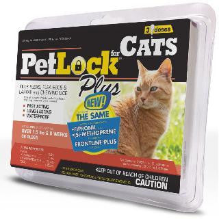 PetLock Plus Cat Security Flea & Tick 3 Dose