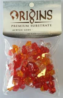 Bio Bubble Origins Series Acrylic Gems - Volcano Red (5oz Bag)