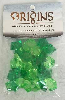 Bio Bubble Origins Series Acrylic Gems - Mossy Green (5oz Bag)