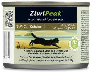 Ziwipeak Daily Cat Cuisine Beef Can 12-6Z