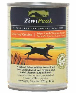 ZiwiPeak Lamb Venison Tripe Cans Dog 12-13 oz.