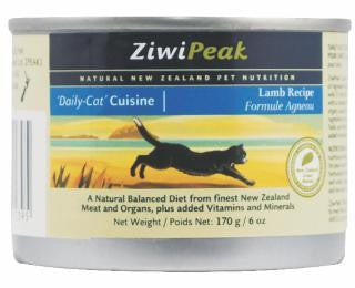 ZiwiPeak Lamb Cans For Cat 12-6 oz.