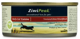 ZiwiPeak 'Daily-Cat' Cuisine Venison Recipe - 24-3 oz.