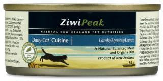 ZiwiPeak 'Daily-Cat' Cuisine Lamb Recipe - 24-3 oz.