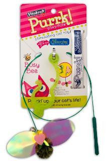 Vitakraft Purrk Playful Busy Bee Toy Door Dangler Cat Toy