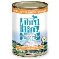 Natural Balance Limited Ingredient Diets Fish & Sweet Potato Canned Dog Food 12-13 oz.