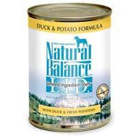 Natural Balance Limited Ingredient Diets Duck &amp; Potato Canned Dog Food 12-13 oz.