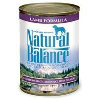 Natural Balance Lamb & Rice Can Dog Formula 12-13 oz.