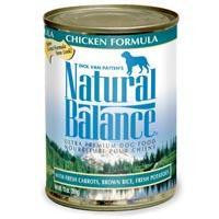 Natural Balance Chicken & Rice Can Dog Formula 12-13 oz.