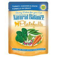 Natural Balance Platefulls Turkey, Chicken & Duck Formula In Gravy, 24-3 oz.