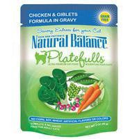 Natural Balance Platefulls Chicken & Giblets Formula In Gravy 24-3 oz.