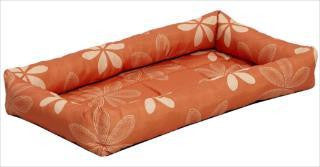 Midwest Quiet Time Defender Orange Floral Paradise Bed 22