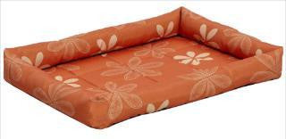 Midwest Quiet Time Defender Orange Floral Paradise Bed 24