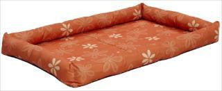 Midwest Quiet Time Defender Orange Floral Paradise Bed 48