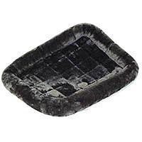 Midwest Quiet Time Pet Bed - Plush Fur Pearl Gray - 30