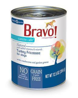 Bravo Canine Cafe Turkey Fricassee Dog 12-13z