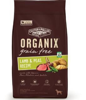 Castor and Pollux Organix Grain Free Lamb & Peas Recipe Dry Dog 22#