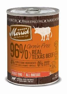 Merrick 96% Grain Free Real Beef #6 Dog - 12-13.2 oz.