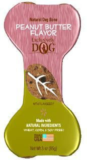 Exclusively Pet Peanut Butter Bone Dog Treats 12-3z