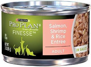 Purinae Pro Plane Savore Adult Salmon, Shrimp & Rice Entree - In Sauce 24-3Z