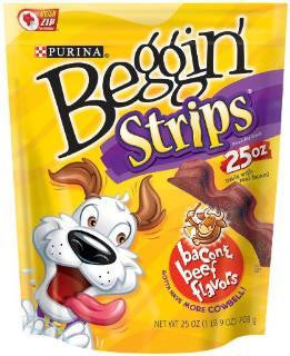 Beggin Strips Bacon-Beef 4-25oz