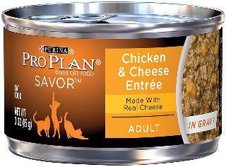 Pro Plan Savor In Gravy Chicken-Cheese Cat 24-3oz