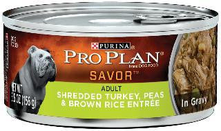 Pro Plan Shredded Turkey-Pasta Dog 24-5.5oz