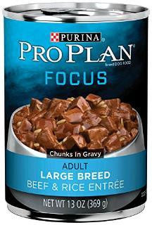 Pro Plan Large Breed Beef and Rice 12-13OZ