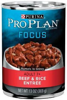 Pro Plan Beef and Rice Senior Dog 12-13OZ