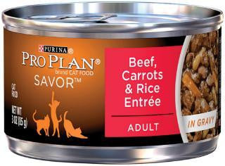 Pro Plan Gravy Beef-Carrot Cat Can 24-3oz