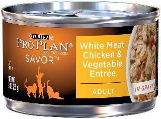 Pro Plan Gravy Chicken-Vegetable Cat Can 24-3oz