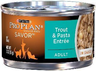 Pro Plan Sauce Trout-Pasta Cat Can 24-3oz