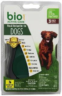 Adams Bio Spot Active Care Flea & Tick Spot On Large Dog 3Month W-Applicator