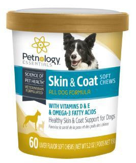 Petnology Health Skin & Coat Soft Chew 60ct