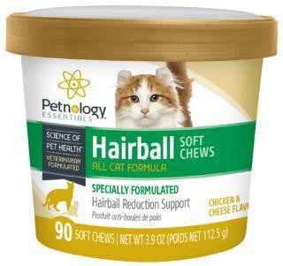 Petnology Hairball Soft Chew Cat 90ct