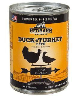 Red Barn Duck & Turkey Pate High Protein Dog 12-13Z