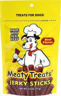 Triumph Meaty Treats Beef Jerky Sticks 8-2.5oz