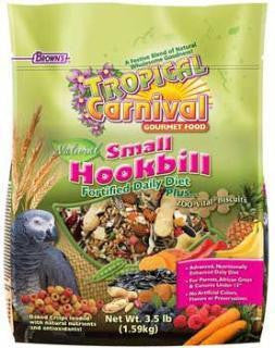 FM Brown's Tropical Carnival Natural Small Hookbill Food 6-3.5 Lb