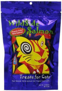 Wild Side Salmon Raw USA Salmon Cat Treats 3Z