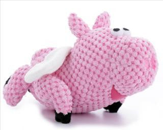 GoDog Flying Pig With Chew Guard Small