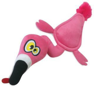 Sherpa Hear Doggy Flat Pink Flamingo