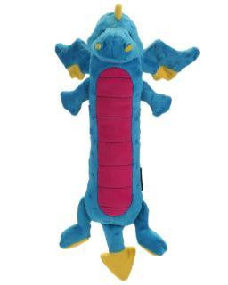 GoDog Skinny Dragon Blue W-Chew Guard Large