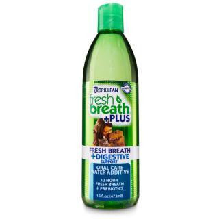 Tropiclean Fresh Breath Water Additive Digestive Support 33.8 oz.