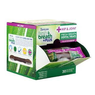 Tropiclean Fresh Breath Plus Treats - Hip & Joint Single Serve Cube 30ct