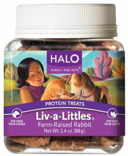 Halo Liv A Little Freeze Dried Rabbit Treats 2.4Z